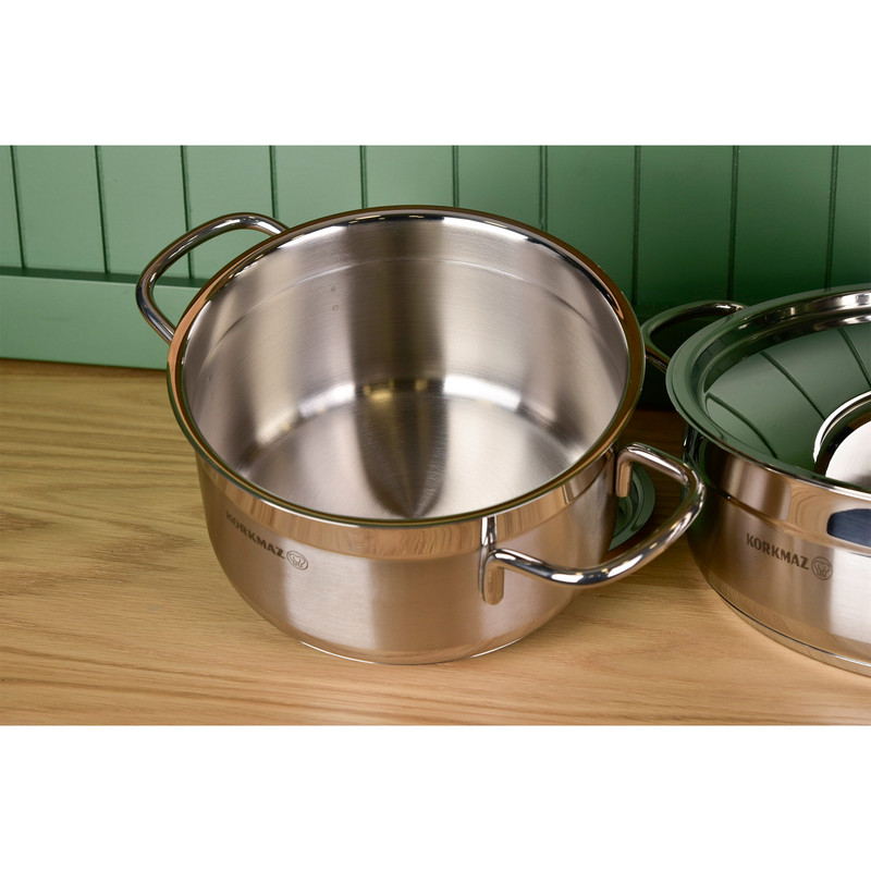 سرویس قابلمه و تابه 11 پارچه کرکماز مدل آلفا کد 1641