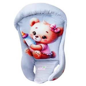 قنداق نوزاد مدل سوئیسی دورو طرح نی نی خرسی کد 19