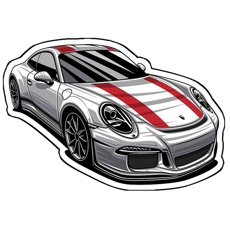 استیکر لپ تاپ و گوشی طرح ماشین کد 2925