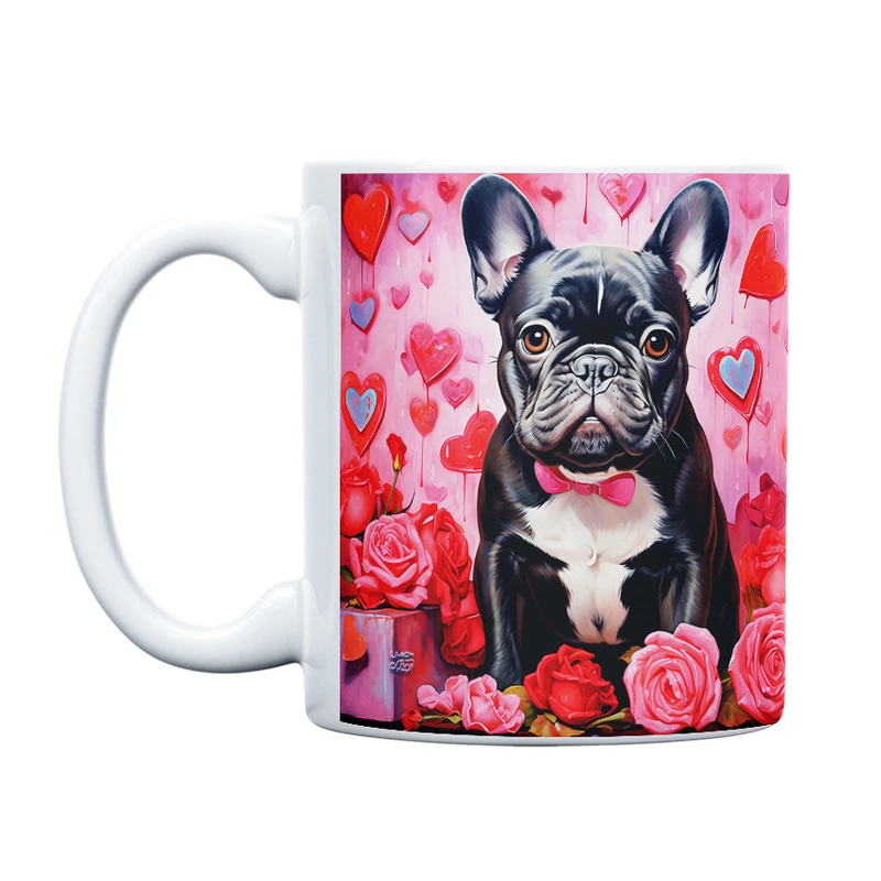 ماگ حس آمیزی طرح عاشقانه مدل قلب زیبا کد 11