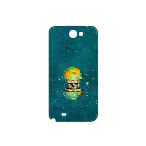 MAHOOT Collage of Earth Face Cover Sticker for Samsung Galaxy Note 2