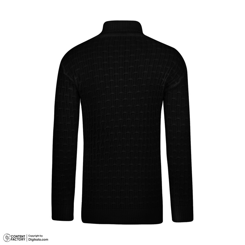 پلیور یقه اسکی مردانه کد AJ-SKI-M رنگ مشکی