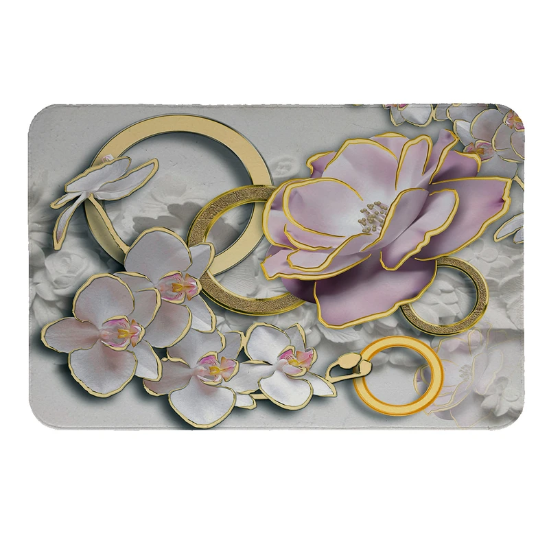 پادری طرح گل کد 5730 سایز 50 × 70 سانتی متر