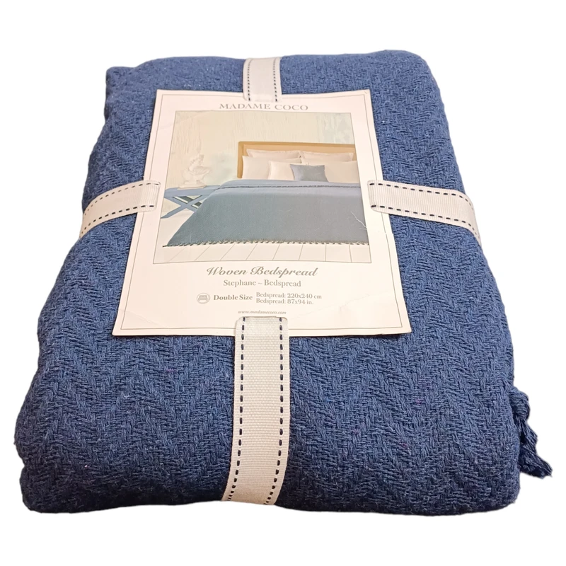 عکس شماره 7 : روتختی مادام کوکو مدل stephane lacivert yatak ortusu یک نفره سایز 220×160 سانتی متر