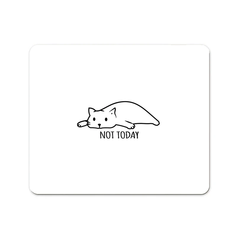 ماوس پد پاد آفرین مدل فانتزی طرح گربه خسته بامزه کد p198 سایز 24*19 سانتی متر 