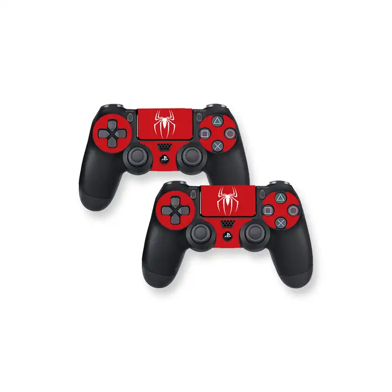 برچسب پلی استیشن 4 پرو گراسیپا طرح اسپایدرمن به همراه برچسب دسته