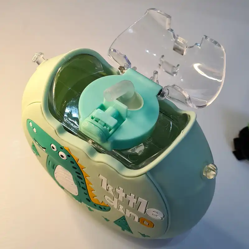 قمقمه طرح دوناتی مدل دایناسور گنجایش 0.38 لیتر