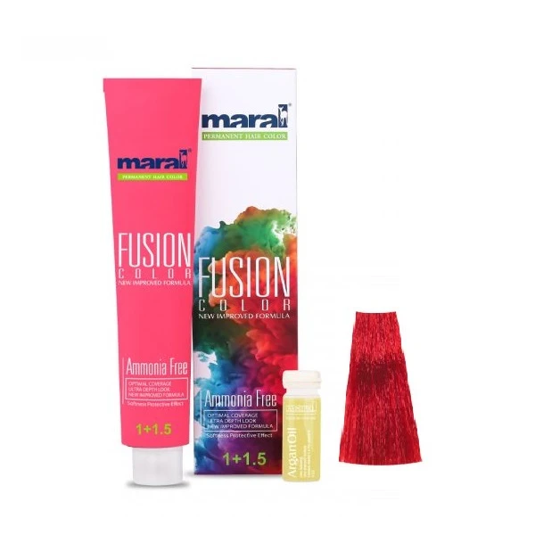 رنگ مو مارال مدل Fusion شماره 7.670 حجم 100 میلی لیتر رنگ قرمز درخشان