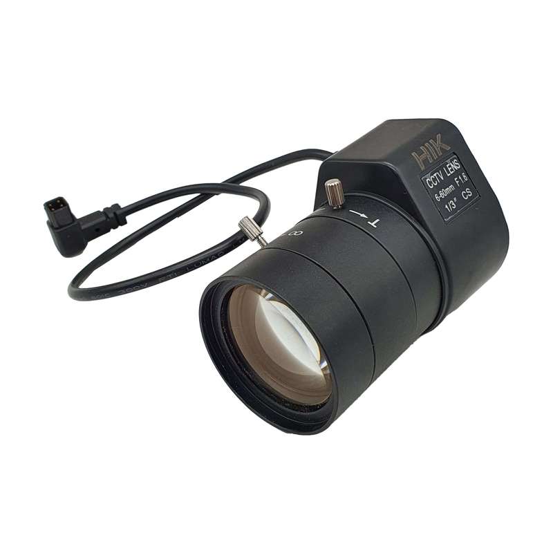 لنز دوربین مداربسته هایک مدل 6-60mm لنز دوربین مداربسته هایک مدل 6-60mm