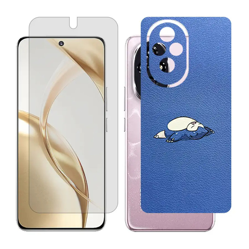 محافظ صفحه نمایش مات گلس مدل Together مناسب برای گوشی موبایل آنر 200 / Honor 200 به همراه برچسب پوششی پشت گوشی