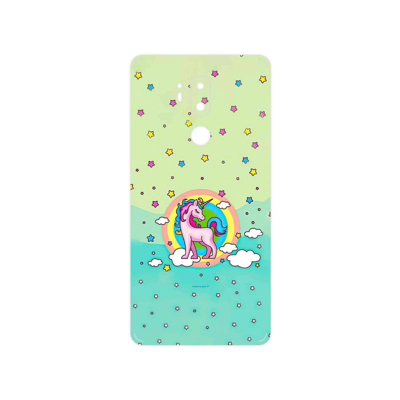 برچسب پوششی ماهوت مدل Rainbow unicorn adventure مناسب برای گوشی موبایل ال جی G7 PLUS THINQ