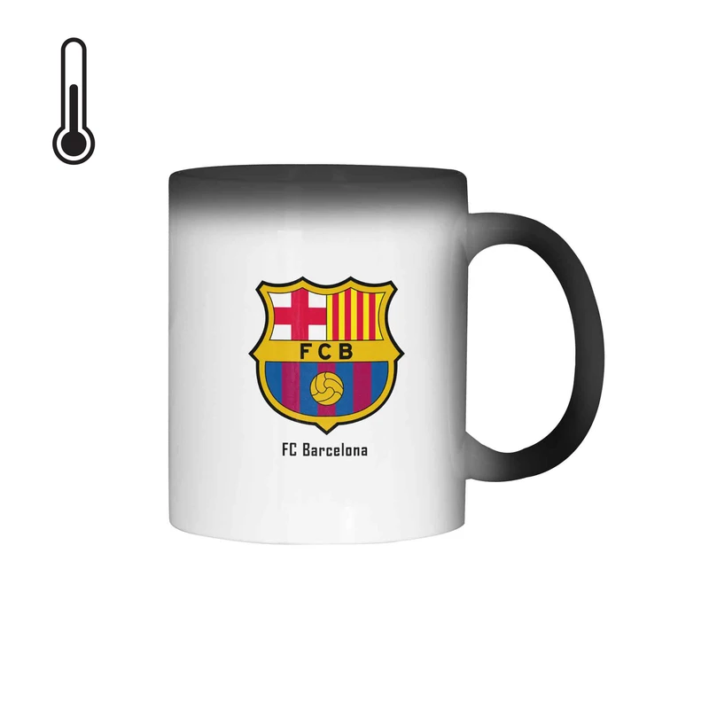 ماگ حرارتی ژالینو طرح تیم بارسلونا کد 001