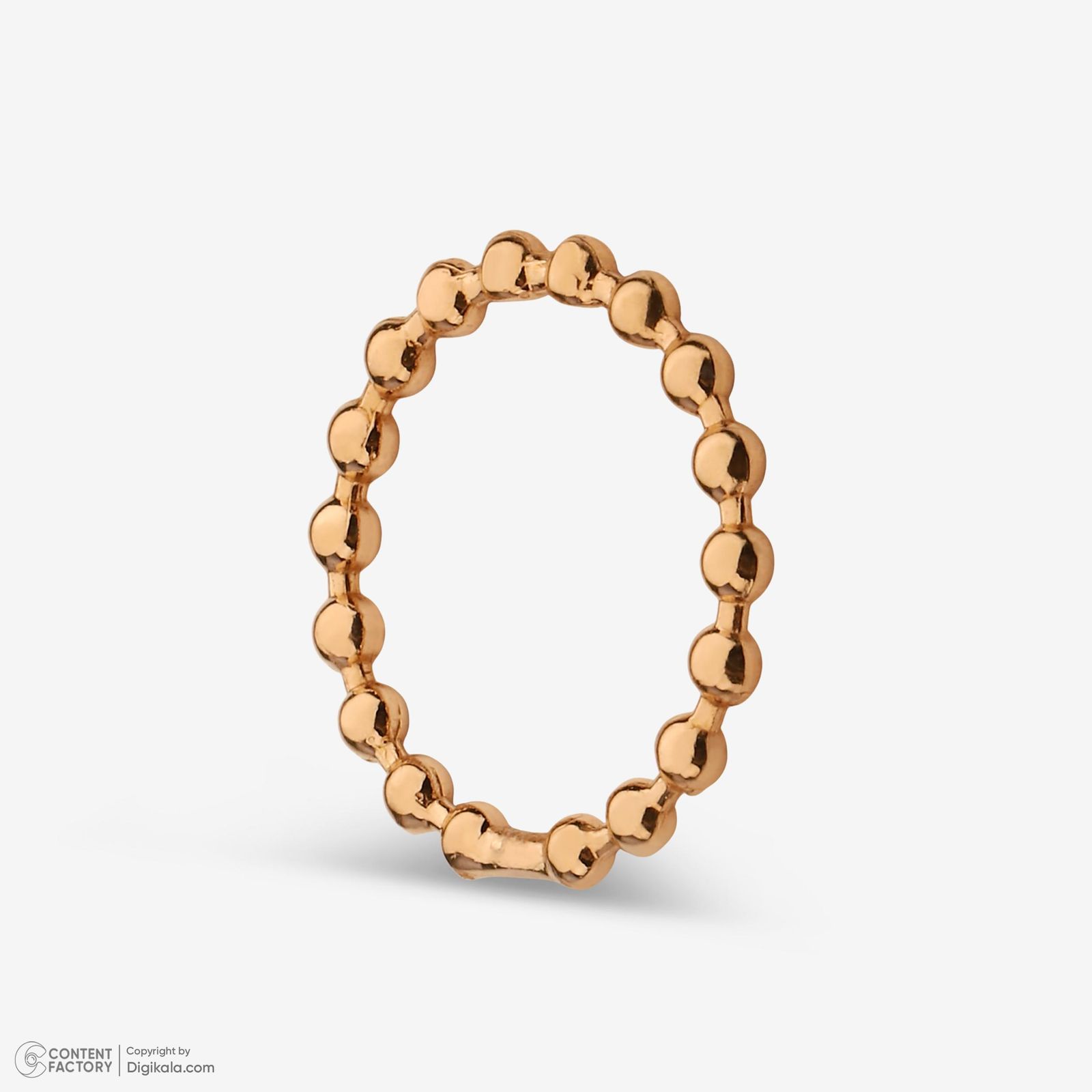 انگشتر طلا 18 عیار زنانه حافا گلد مدل گوی کد r009 سایز 56 -  - 3