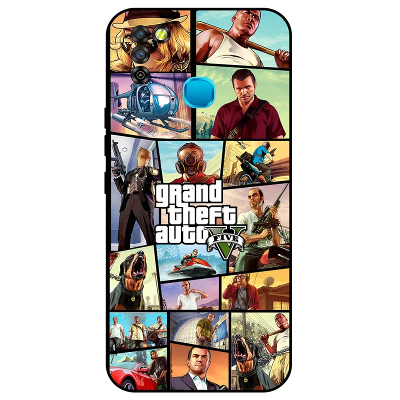 کاور مگافون طرح جی تی ای مدل 8240 مناسب برای گوشی موبایل اینفینیکس Smart 5      