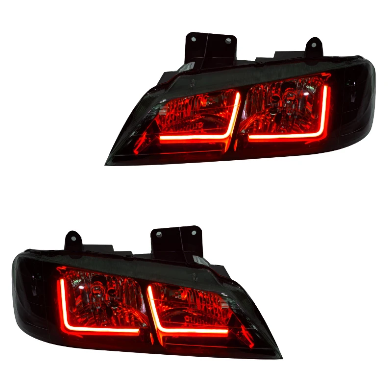 چراغ جلو خودرو گروه پژوهش صنعت مدرن مدل Neon-L-R مناسب برای پژو پارس بسته دو عددی