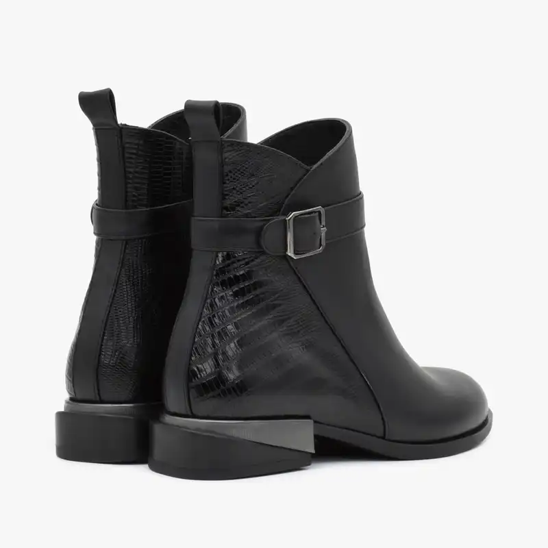 نیم بوت زنانه چرم تهران مدل Z95