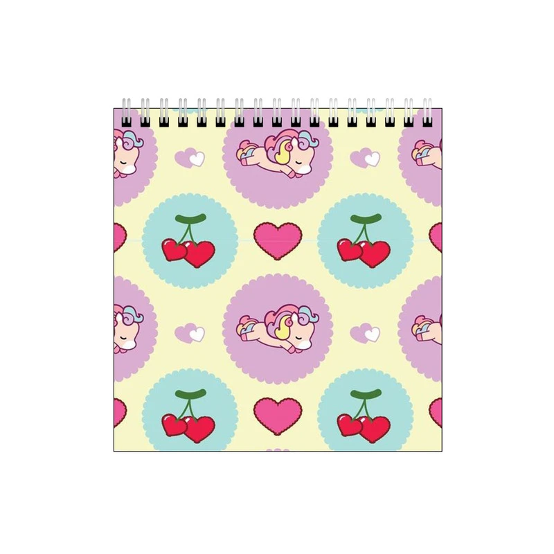 دفتر طراحی طرح یونیکورن و قلب کد 4534179