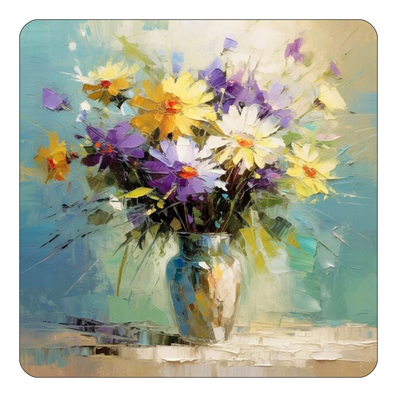 مگنت کاکتی طرح نقاشی رنگ روغن مدل mp72625