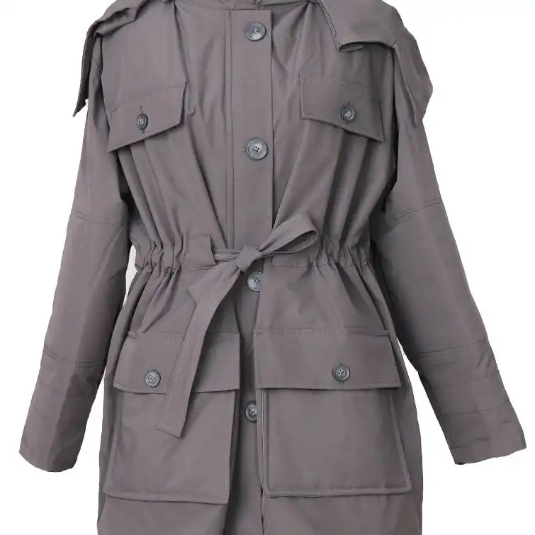 بارانی زنانه مدل کلاهدار آرسا یاسمین کد 32120