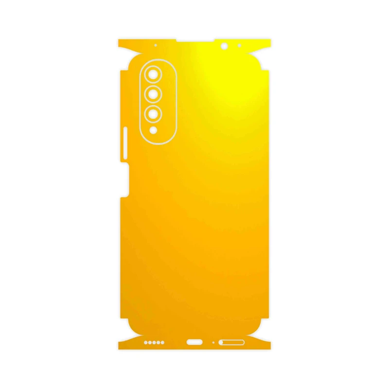 برچسب پوششی ماهوت مدل Matte-Deep-Mustard-FullSkin مناسب برای گوشی موبایل ویکو T50