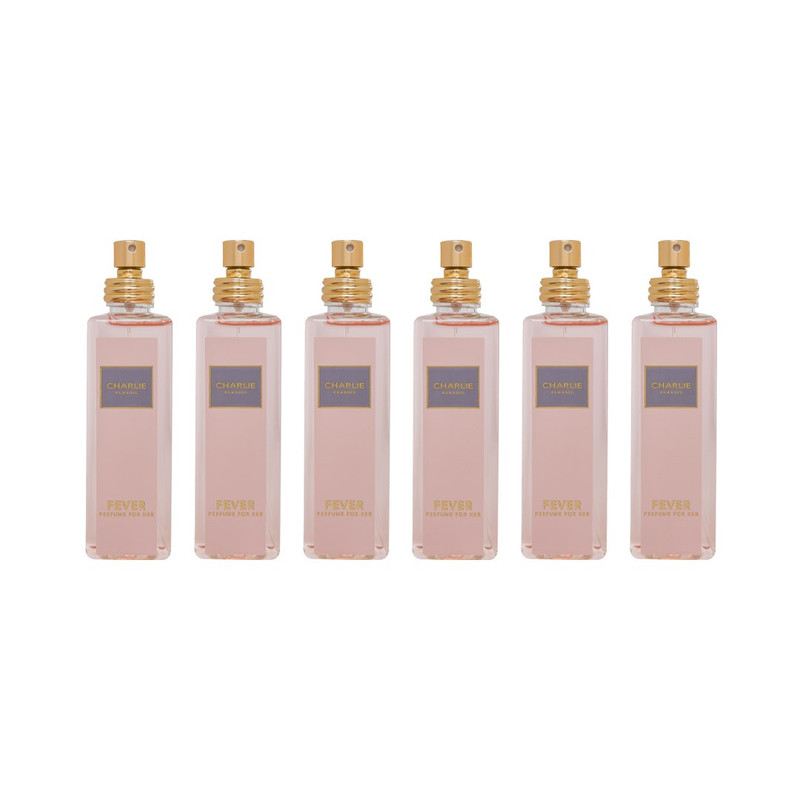 ادوتویلت زنانه چارلی مدل fever حجم 100 میلی‌لیتر مجموعه 6 عددی 