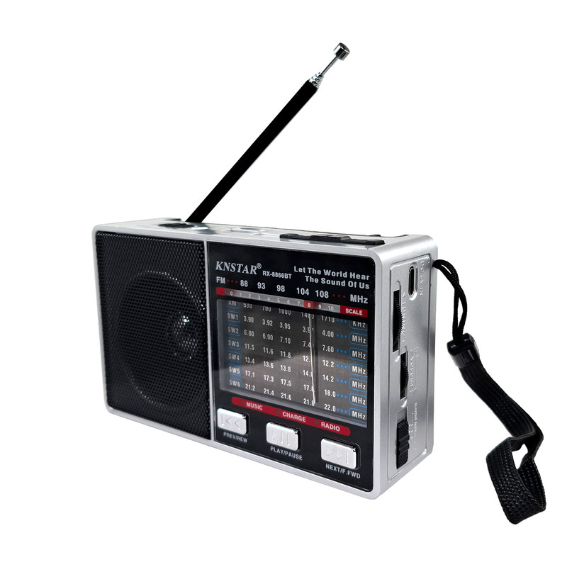 رادیو FM، AM، SW، SW2 کنستار مدل RX-8866BT دارای پورت تایپ c