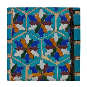 کاشی کارنیلا طرح کاشیکاری سنتی ایرانی مدل لوحی کد klh2266
