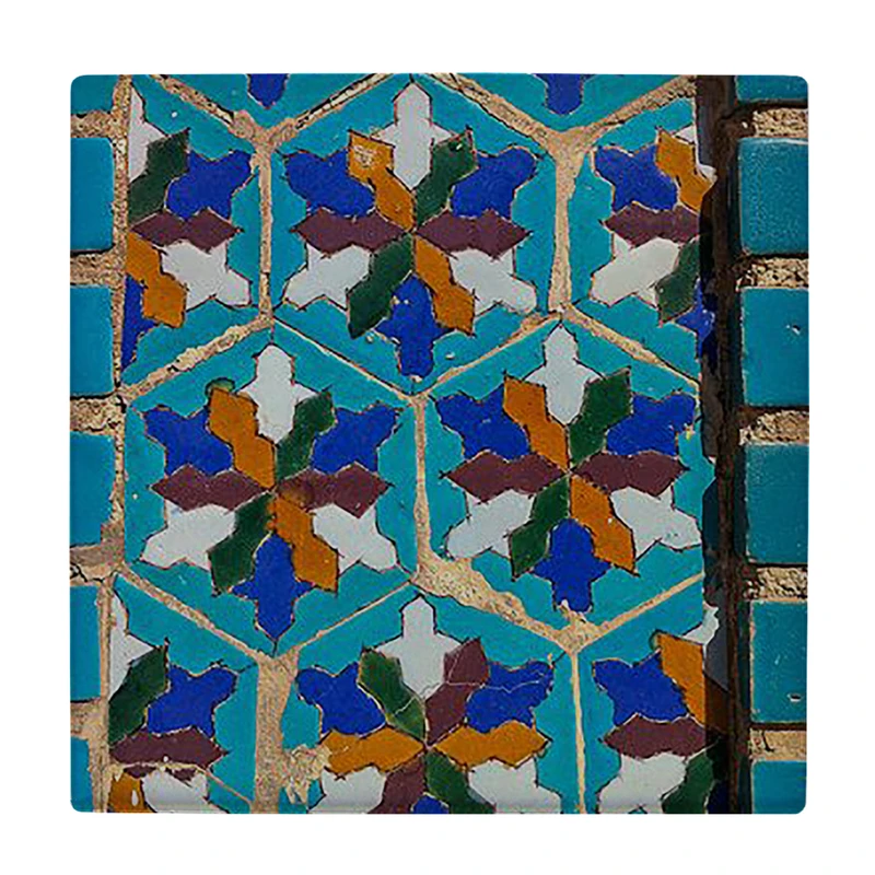 کاشی کارنیلا طرح کاشیکاری سنتی ایرانی مدل لوحی کد klh2266