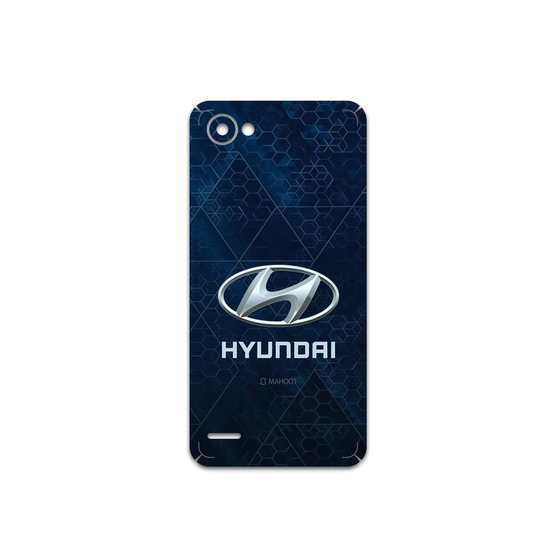 برچسب پوششی ماهوت مدل Hyundai مناسب برای گوشی موبایل ال جی Q6