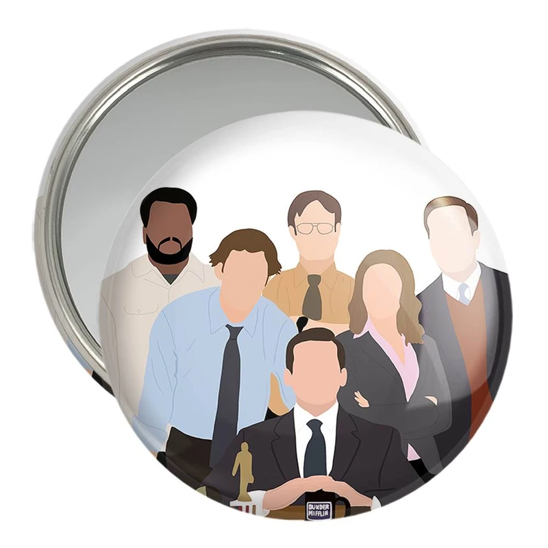 آینه جیبی خندالو مدل سریال آفیس The Office  کد 10218