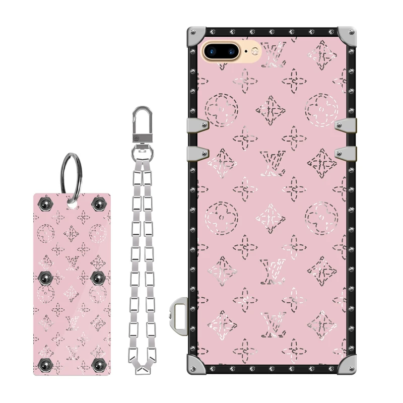 کاور فشن مدل صندوقی کد LVP مناسب برای گوشی موبایل اپل iPhone SE 2022 به همراه پلاک آویز