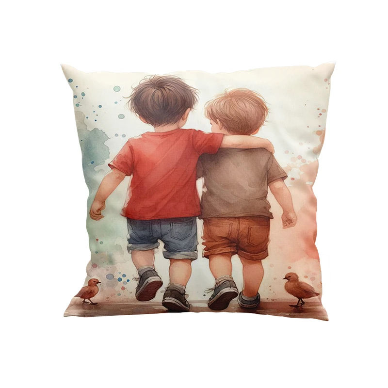 کوسن کودک پاد آفرین مدل دو پسر کد DKK1226