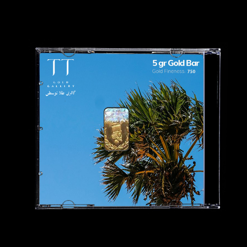 شمش طلا 18 عیار گالری طلا توسطی مدل E1E576