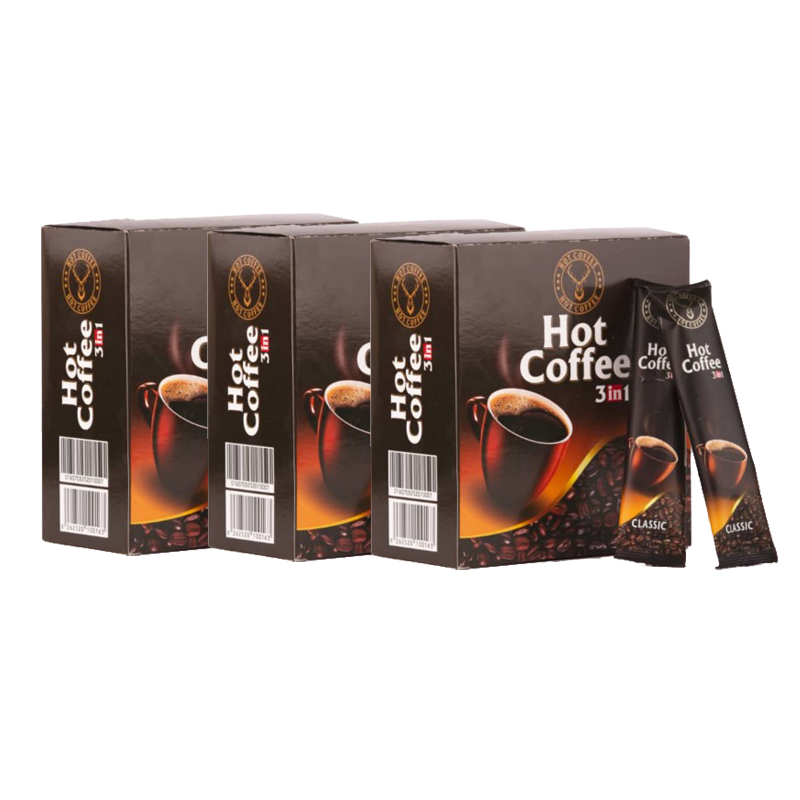 قهوه فوری مخلوط 1 × 3 قهوه داغ بیرجه - سه بسته 25 عددی
