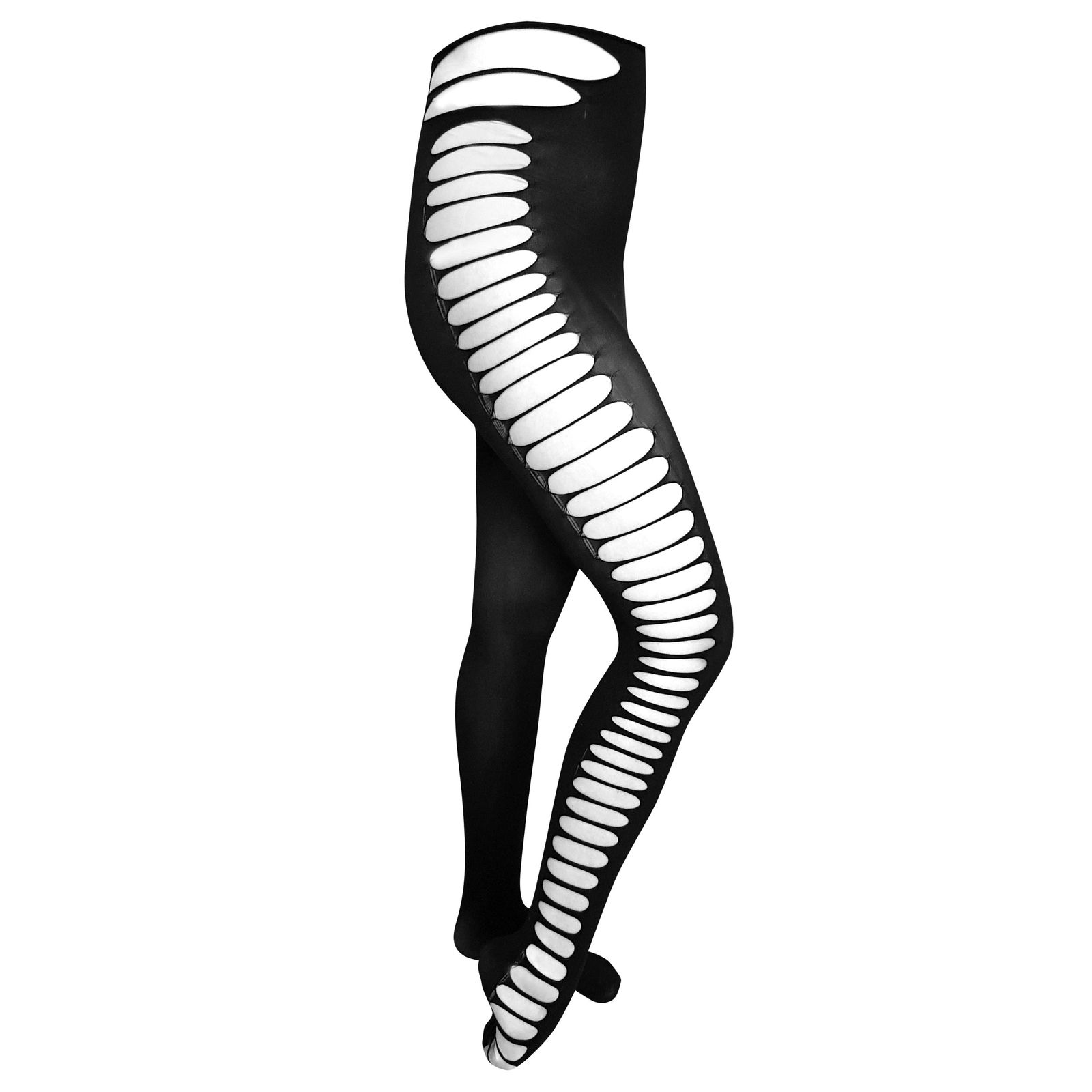 جوراب شلواری زنانه ماییلدا مدل بغل راه راه فاق باز کد 4855-S34 -  - 3