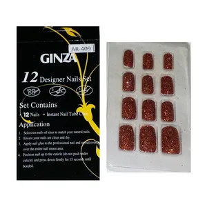  ناخن مصنوعی گینزا مدل 409 بسته 12 عددی