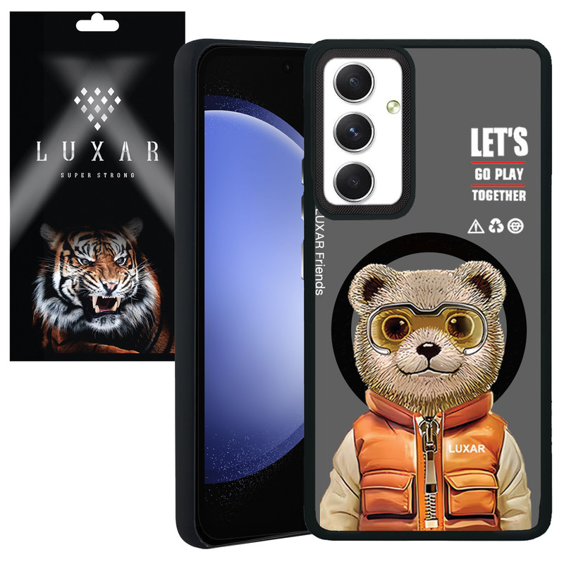 کاور لوکسار مدل Teady Bear مناسب برای گوشی موبایل سامسونگ Galaxy S23 FE