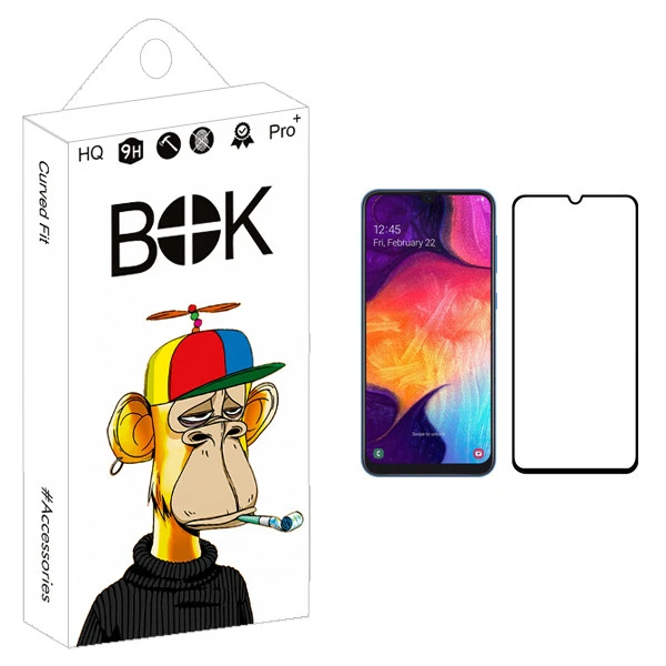 محافظ صفحه نمایش بوک مدل  HK+ مناسب برای گوشی موبایل سامسونگ Galaxy A50