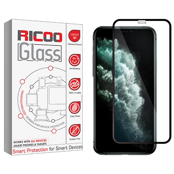 محافظ صفحه نمایش سرامیکی ریکوو مدل +HD مناسب برای گوشی موبایل اپل Iphone 11 pro max