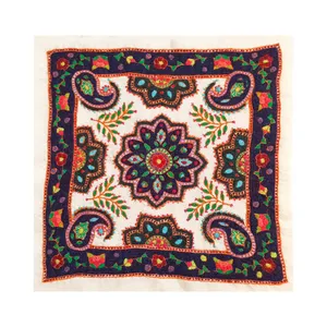 رومیزی سوزن دوزی مدل چهار بوته کد 104