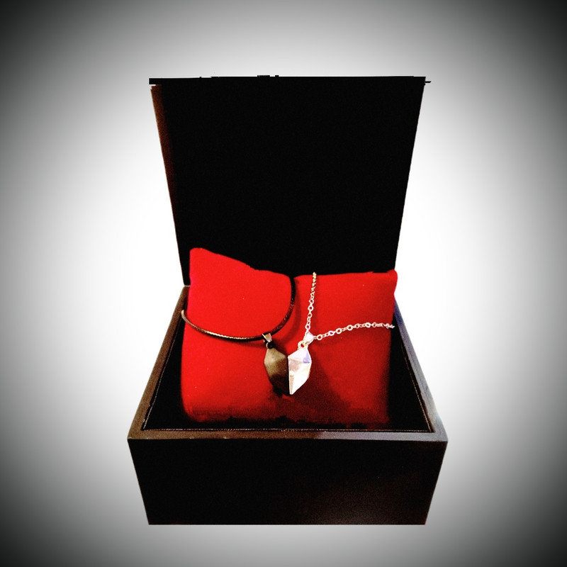 گردنبند مدل قلبی جدا شونده مجموعه 2 عددی گردنبند مدل قلبی جدا شونده مجموعه 2 عددی