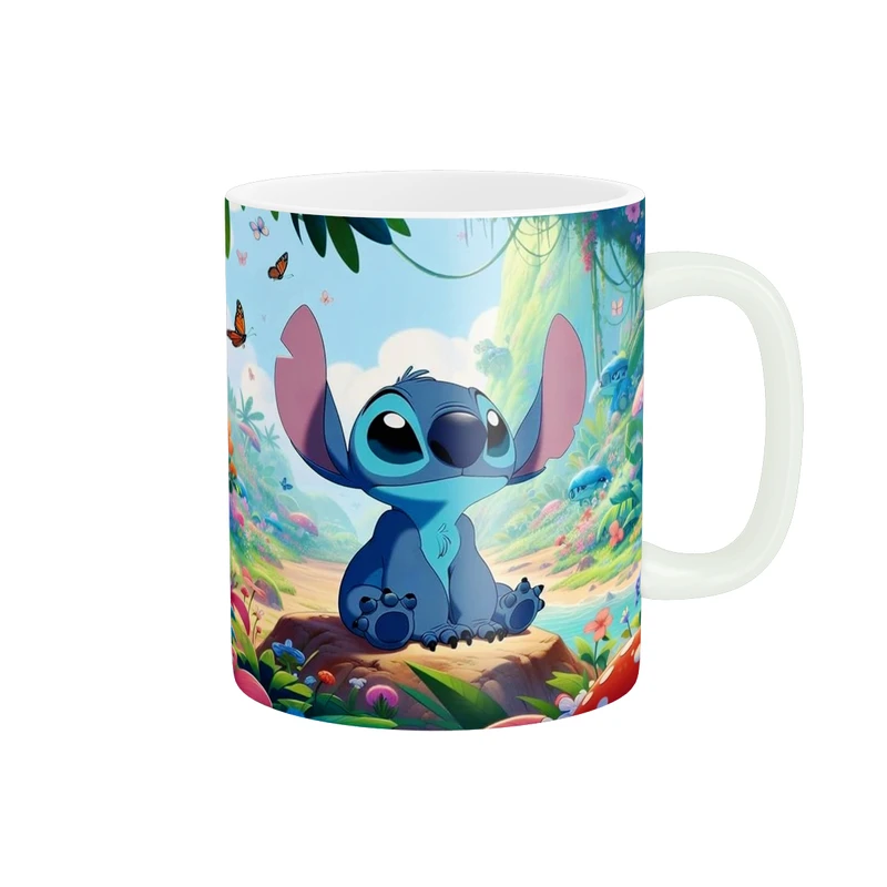 ماگ پادآفرین مدل کارتون استیچ و لیلو Stitch کد PM3824