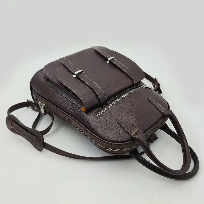 کوله پشتی زنانه مدل آپاچی چرم طبیعی کد A_266