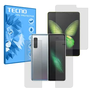 Tecno Resistant model Matte screen protector suitable for Samsung Galaxy Fold mobile phone along with back protector