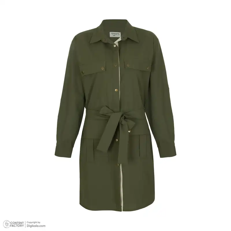 مانتو زنانه نیو نیل مدل a50207 رنگ سبز