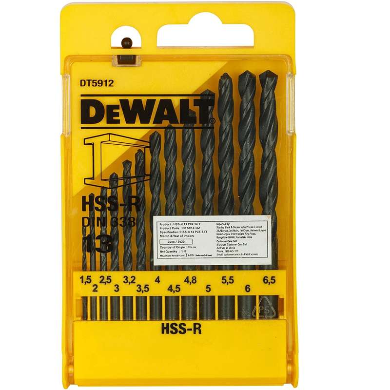 مته هیلتی دیوالت کد DT5912 مجموعه 13 عددی