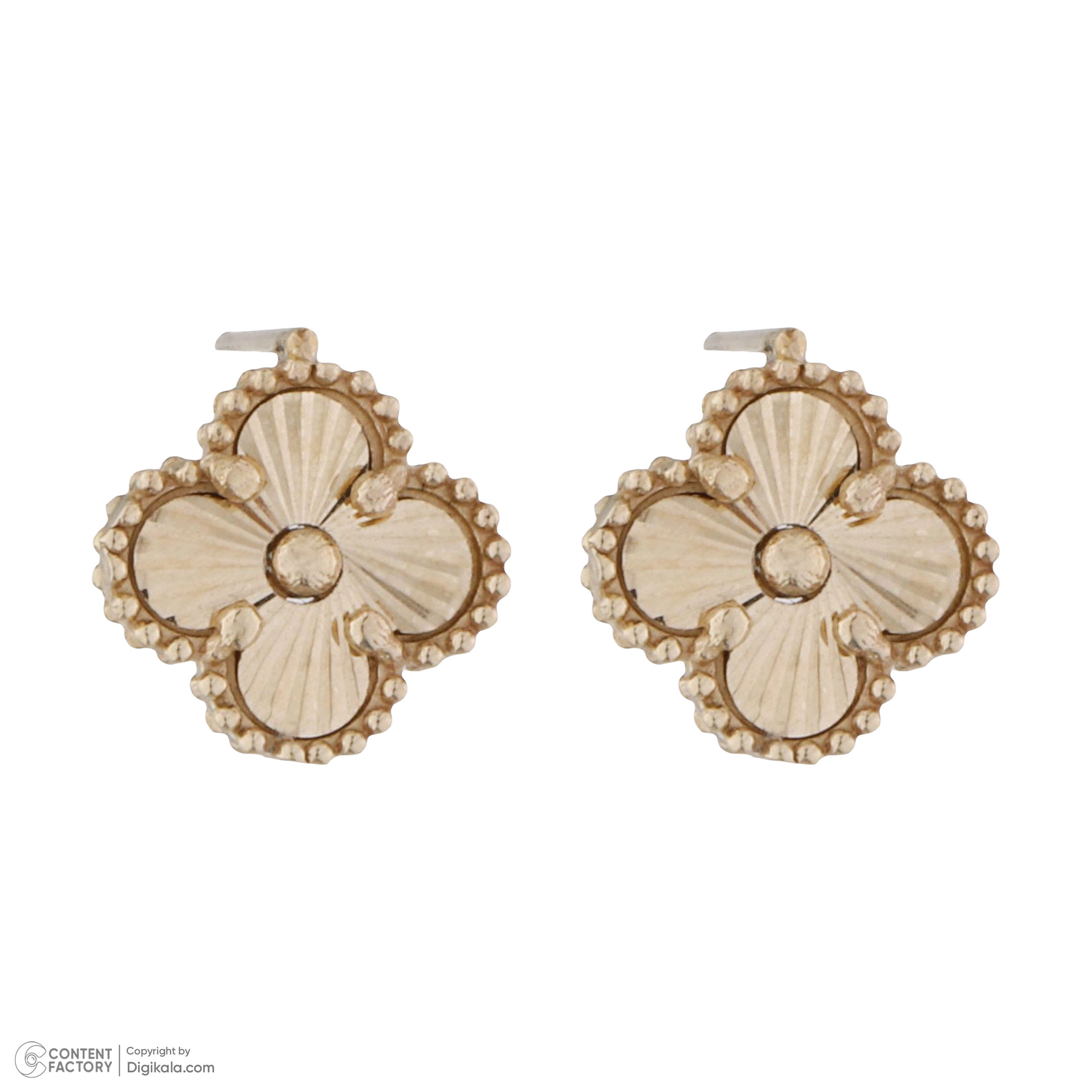 گوشواره طلا 18 عیار زنانه دلبر مدل ونکلیف