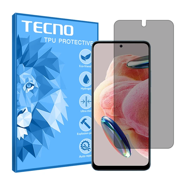 محافظ صفحه نمایش حریم شخصی تکنو مدل HyPRV مناسب برای گوشی موبایل شیائومی Redmi Note 12 4G