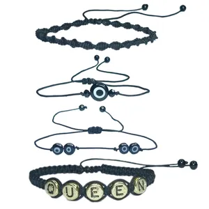 دستبند زنانه طرح Queen بسته 4 عددی