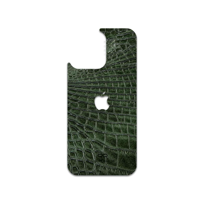 برچسب پوششی ماهوت مدل Green-Crocodile-Leather مناسب برای گوشی موبایل اپل iPhone 15 Pro Max